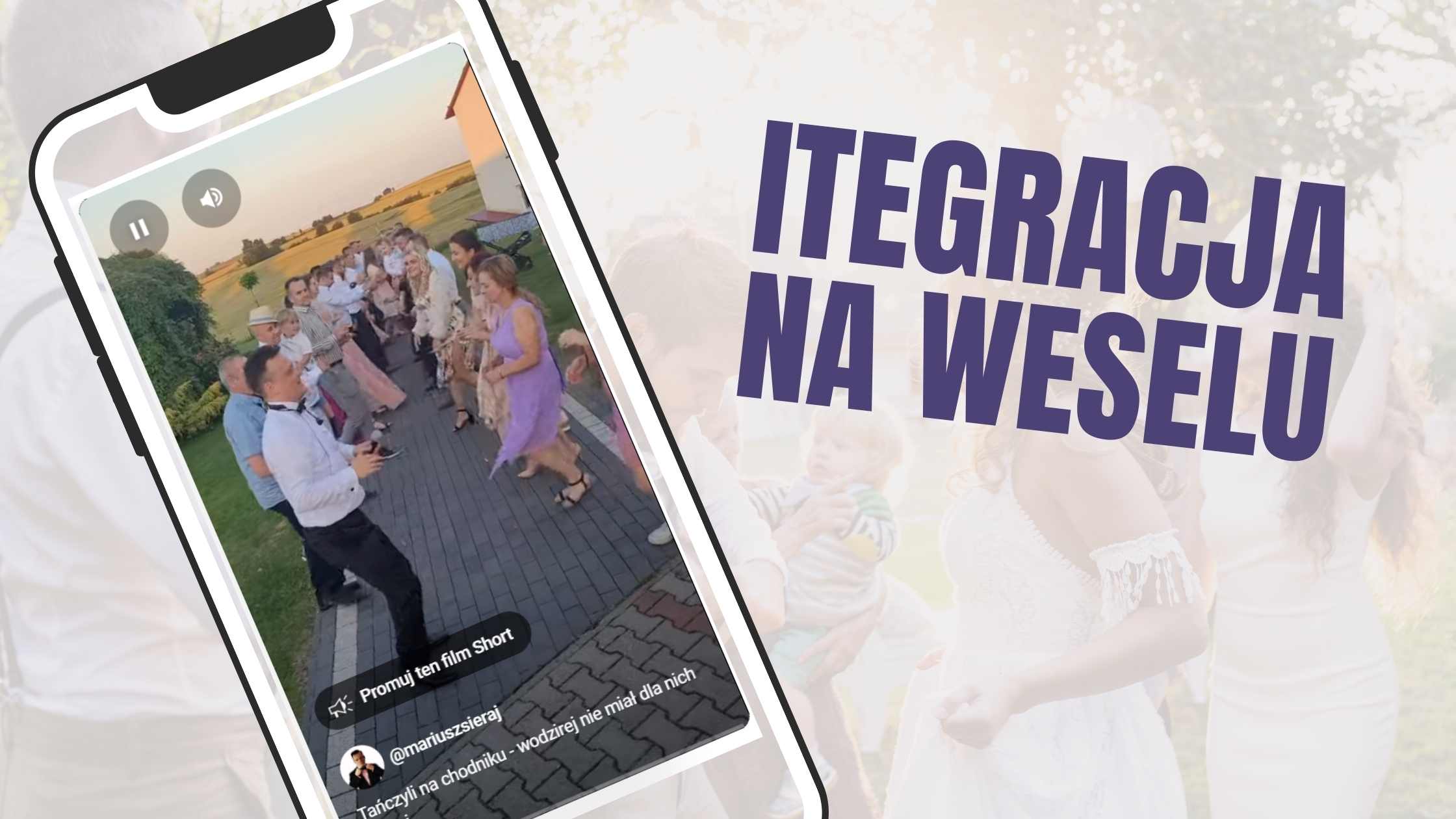 Read more about the article Integracja na weselu, czyli wszyscy tańczymy